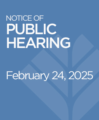  notice of public hearing